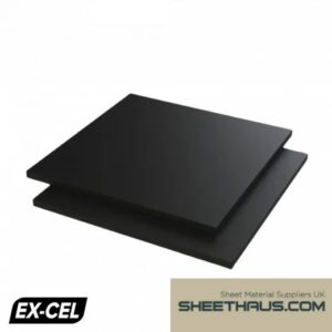 Ex-Cel Recycled PVC Foam Black Matt 2440x1220x3mm