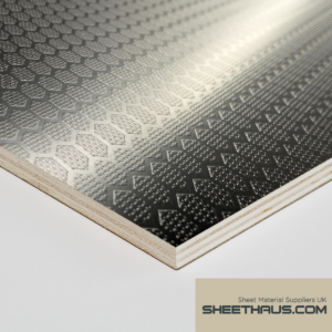 Black Phenolic Hexagon pattern Plywood 2440x1220x18mm