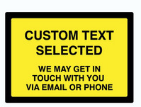 Custom Safety Signage